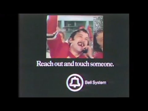 Bell Telephone Reach Out Jingle Commercial 1979 Youtube Bell Telephone Reach Out Jingle Commercial 1979 Youtube