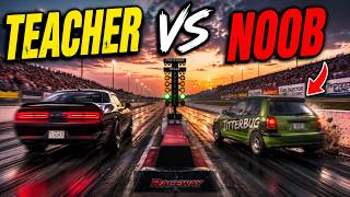 Pro Vs Total Noob: Drag Racing In BeamNG