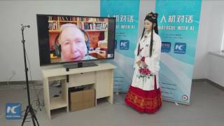 China's interactive robot Jia Jia dialogues with Kevin Kelly