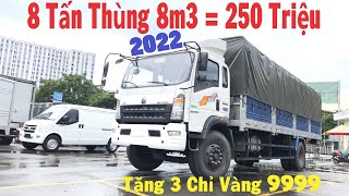 Đánh giá xe tải Howo 8 Tấn thùng 8m3 giá 250 | Tải TMT/ST11880MB chạy đường đèo, đường trường