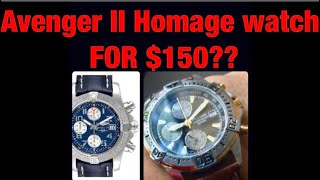 Breitling Avenger II homage watch  ? A Pulsar chronograph watch