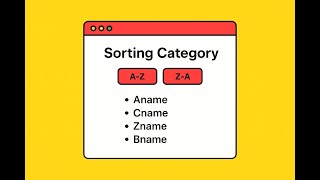 JavaScript DOM Project – Sort List A-Z and Z-A | Beginner Mini Project