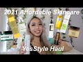AFFORDABLE + BEST SELLING SKINCARE 2021 ★ HUGE YESSTYLE HAUL!