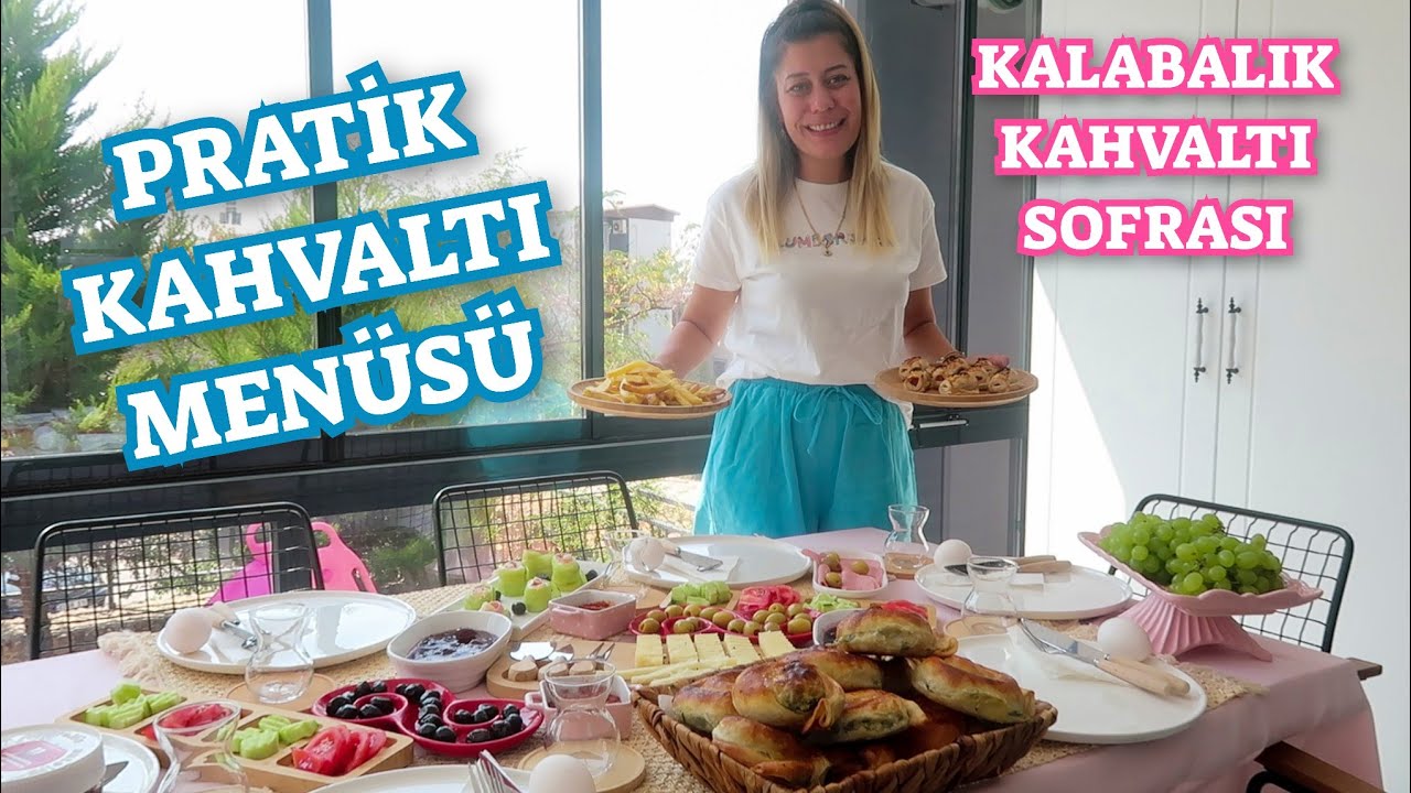 BOL ÇEŞİTLİ PAZAR KAHVALTI MENÜSÜ✅SOFRA DÜZENİM💕MİSAFİRLERİME KAHVALTI HAZIRLADIM