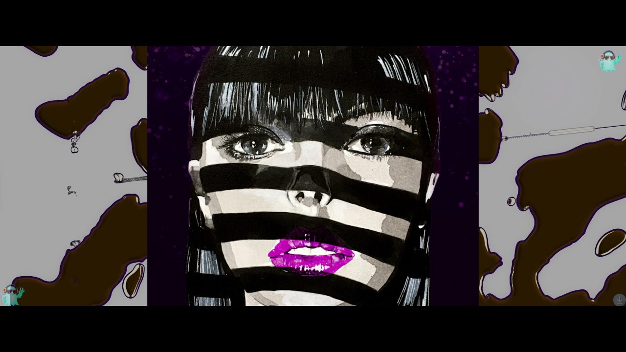 Dopamine (feat. Eyelar) - Purple Disco Machine - Music Visualization - Trippy - 4K