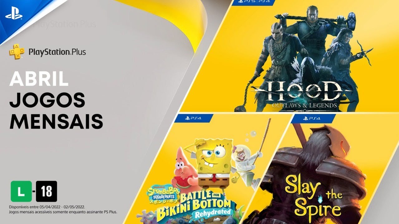 Jogos PS Plus Extra e Premium de abril já disponíveis