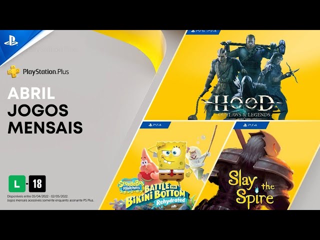PS Plus) PlayStation Plus: Jogos grátis em Abril de 2022!