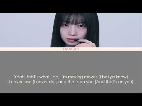 DAHYUN "CHESS" COLOR CODED LYRICS
