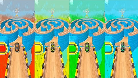 💯Going Balls 4x Portal Run 🌀🏳️‍🌈Mobile Gameplay Walkthrough iOS,Android Ball Colors Run