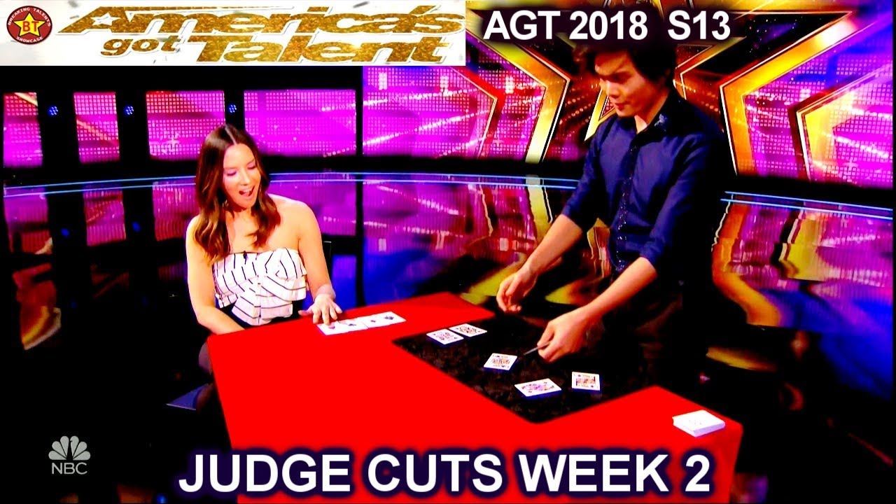 Shin Lim Card Magician FULL PERFORMANCE &COMMENTS America's Got Talent 2018 Judge Cuts 2 AG