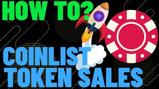 How To Participate In Token Sales On Coinlist? Crypto Currency New Coin Offerings ICO Token Sales!