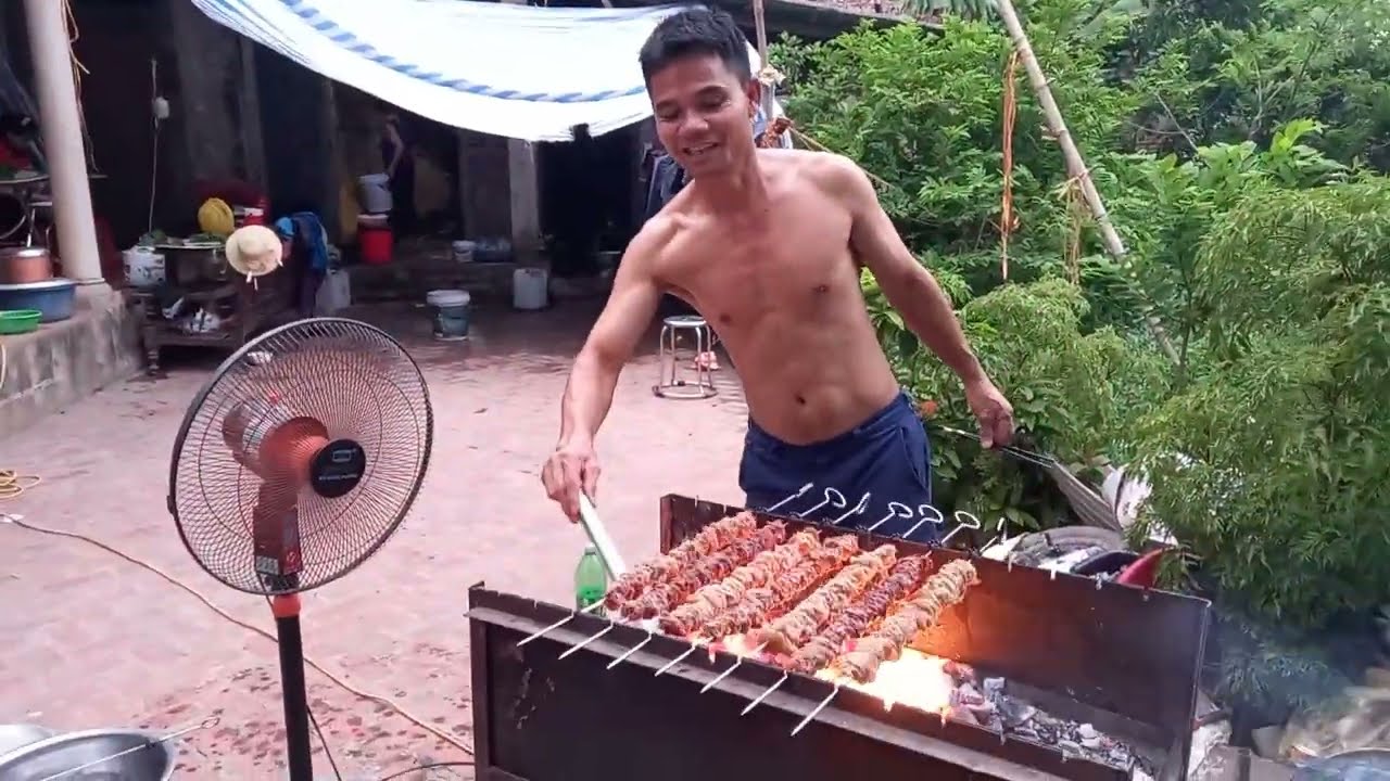 TẬP 87 - ĐỨC TỔNG / THẰNG ĐỨC / anh em nướng chả thịt chó thơm phức