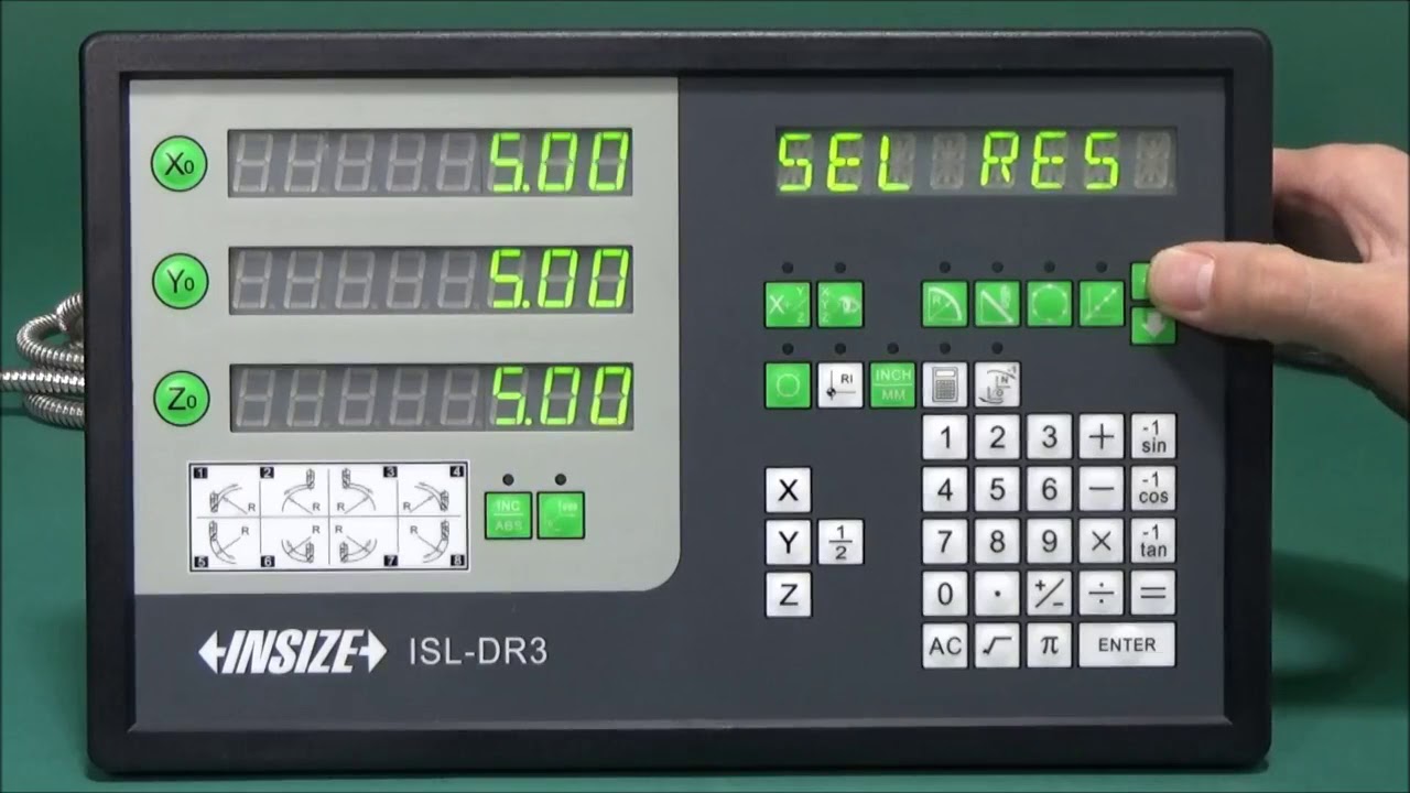 Insize ISL Series Scales & Counters Operation - YouTube