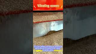 Vibrating screen sesame cleaning machine