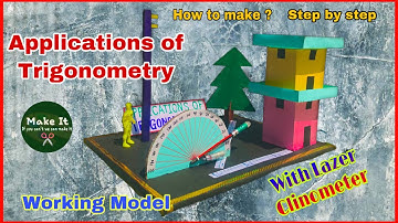 Mathematics working model | Applications of Trigonometry | Clinometer working model | Maths Models