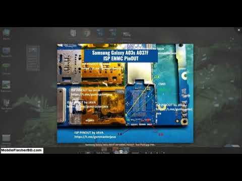 Samsung Galaxy A03s A037F ISP EMMC PinOUT Test Point #gsm_free