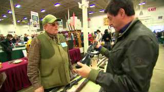 Guns for sale   inside an American gun show   BBC News