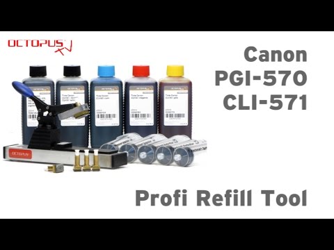 Update Nachfüllanleitung Canon PGI-570 CLI-571 mit Refill Tool