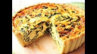 Spinach And Feta Quiche With Sweet Potato Crust Youtube