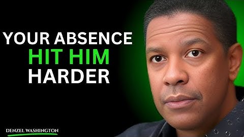 JE AFWEZIGHEID LEERT HEM WAT JE AANWEZIGHEID NOOIT KON | DENZEL WASHINGTON Motiverende toespraak