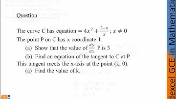 Edexcel GCE in Mathematics C1 Q2