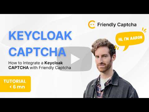 How to Integrate a Keycloak CAPTCHA | Friendly Captcha Tutorial