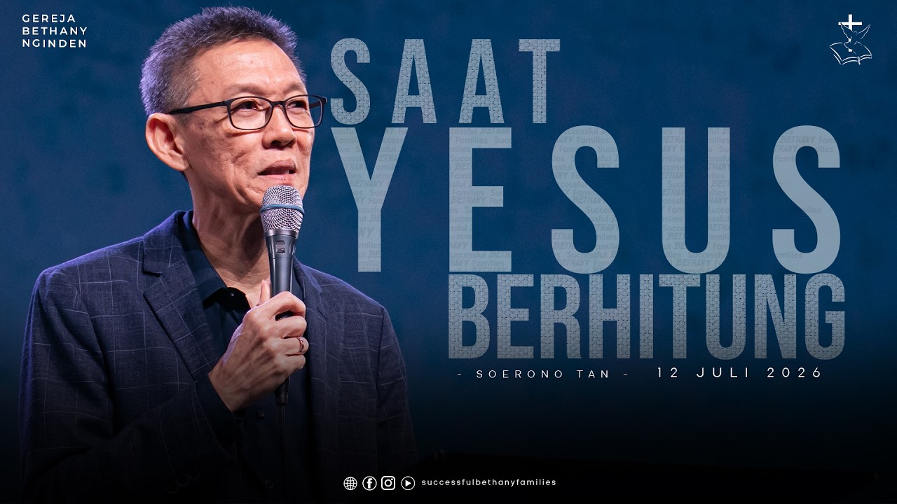 Terima kasih telah bergabung dalam Ibadah Raya Online Gereja Bethany Nginden Surabaya.
Mari kita bersama-sama menyembah dan menikmati hadirat Tuhan dengan penuh sukacita.

Jangan lupa tekan tombol Subscribe di kanal YouTube kami #SuccessfulBethanyFamilies untuk menyaksikan tayangan ibadah online serta program-program renungan terbaru yang membangun iman Anda.

Ikuti juga akun media sosial resmi kami untuk informasi dan inspirasi rohani lainnya:
📘 Facebook: bit.ly/Facebook-SuccessfulBethanyFamilies
📸 Instagram: bit.ly/Instagram-SuccessfulBethanyFamilies
🌐 Website: successfulbethanyfamilies.org

Tuhan Yesus memberkati!