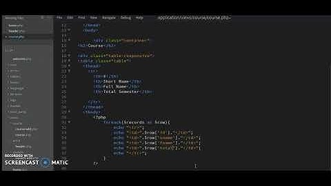 Create A Project in Codeigniter