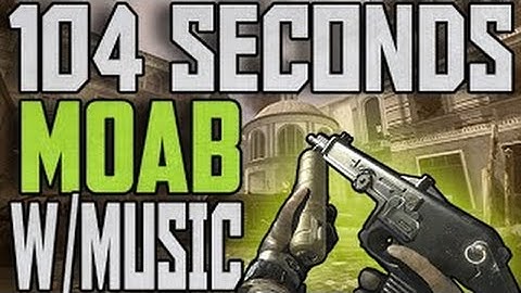 COD MW3: INSANE SOLO 104 SECONDS TDM MOAB! - (Call of Duty: Modern Warfare 3)