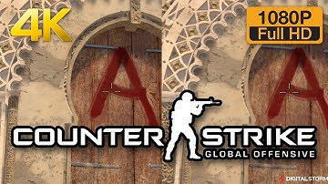 4K vs 1080p Graphics Comparison - Counter Strike Global Offensive