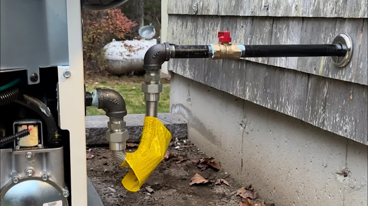 Installing Gas Line For Generac Generator