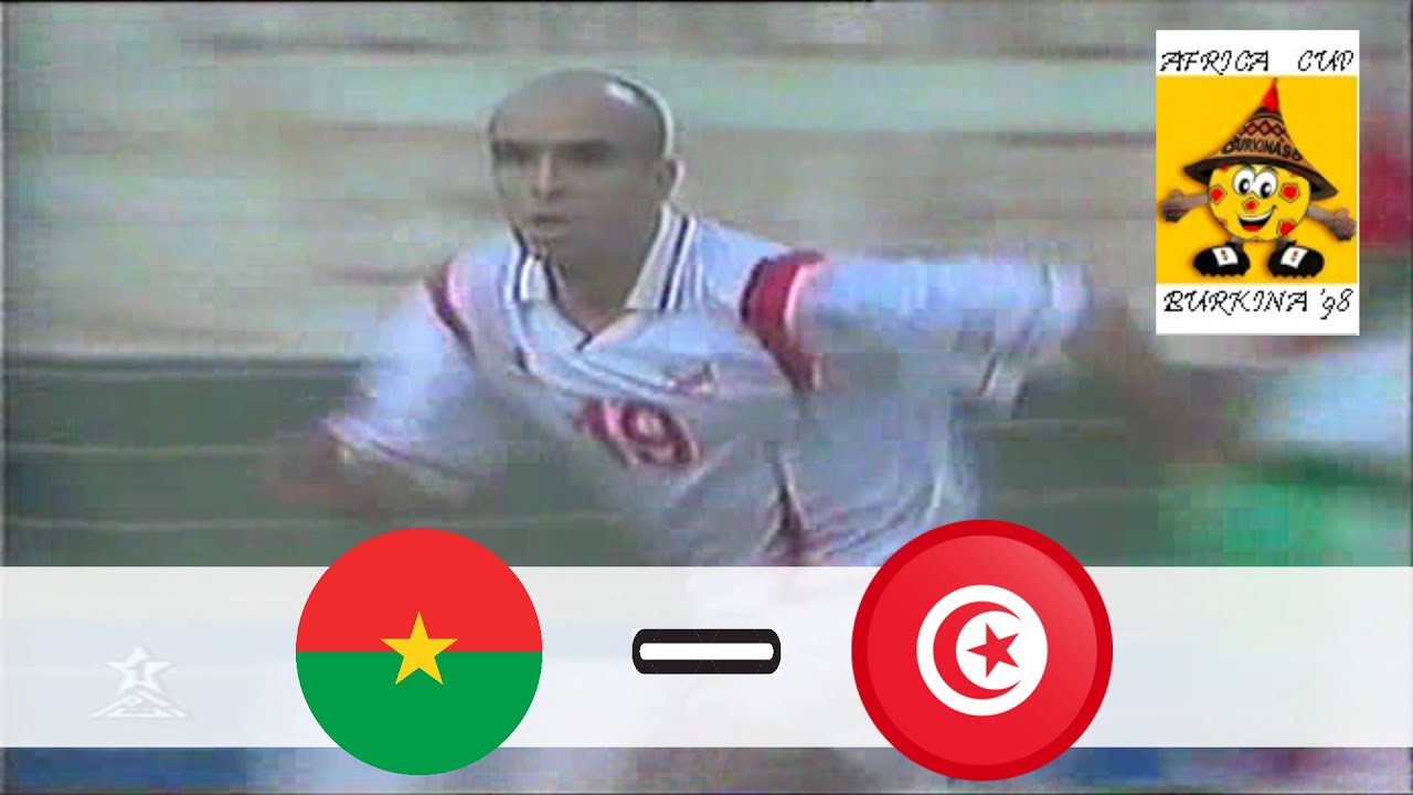 نسور قرطاج تودع كأس أفريقيا في ملخص مباراة بوركينافاسو و تونس كأس أمم إفريقيا 1998