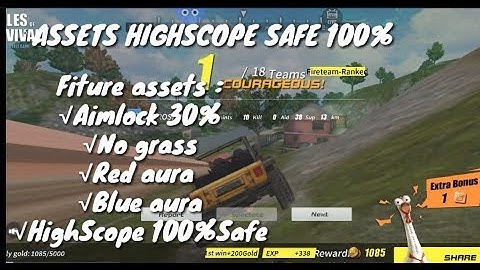 ASSETS HIGHSCOPE DLL 100%Safe RULES OF SURVIVAL