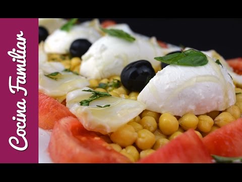 Ensalada de garbanzos con bacalao | Javier Romero