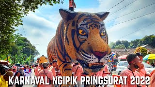 Parade of Giant Animal Statue at Indonesian Independent Day Celebrate