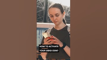 [TUTO] How to activate your Ubigi eSIM?