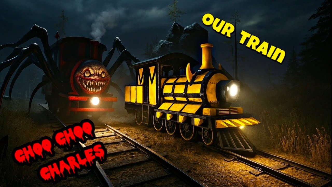  Can we Escape the Evil Train? 🚂👹(Choo Choo Charles Horror Game) #gaming #horror #choo choo charles 
