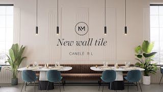 CANELÉ R L wall panels by NOËL \& MARQUET – a tribute to the elegance of curves