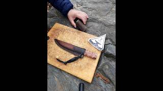 Якутский Нож. Мастер Данилов Яков Павлович. Кузница Khatan Knives. Сталь Кованная Х12Мф