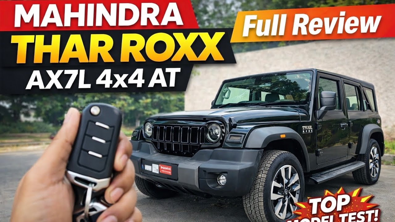 Thar Roxx AX7L 4X4 AT — Real Life Review! Kya Yeh Worth Hai 2026?|#automobile#thar#viral#tahirgarage