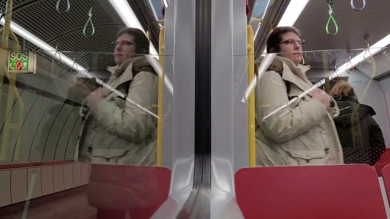 U3 Mitfahrt Simmering nach Gasometer (U-Bahn Wien Siemens FeliX Type X/x)(07.12.2023)