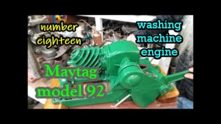 Maytag model 92 hit and miss engine clean parts eighteen @shopdogsam
