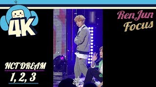 [4K & Focus Cam] NCT DREAM - 1,2,3 (Renjun Focus)  @Show! Music Core 20180908