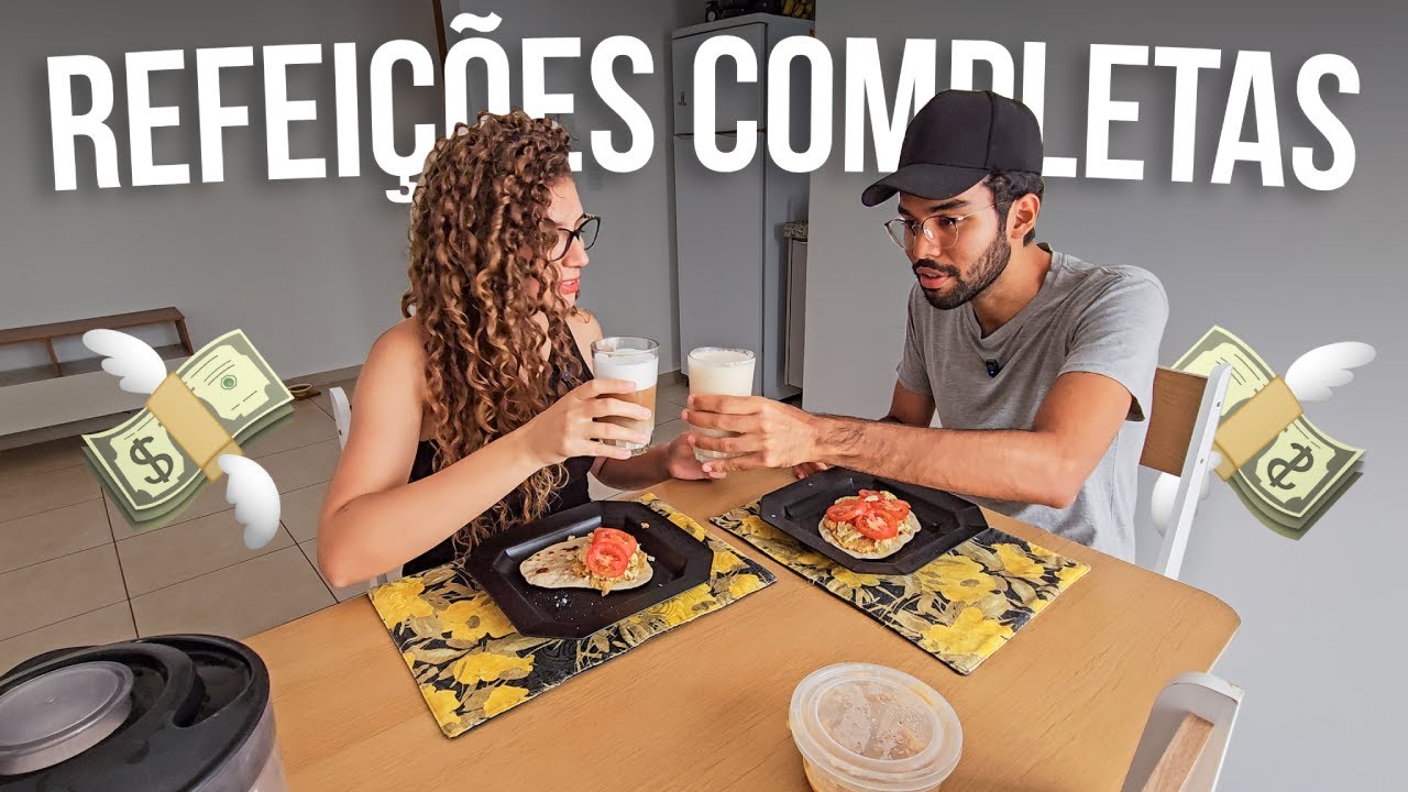 VLOG: TUDO O QUE COMEMOS EM UM DIA! (simples, barato e saudável)