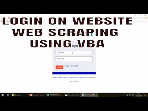 Learn Excel - Video 598 - VBA - WEB SCRAPING - How to Login on website