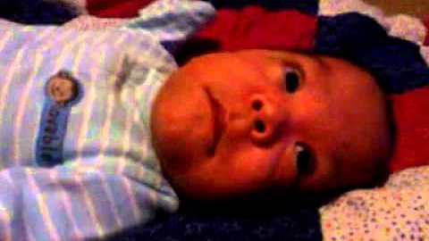 Caleb Nicholas testing the camera out