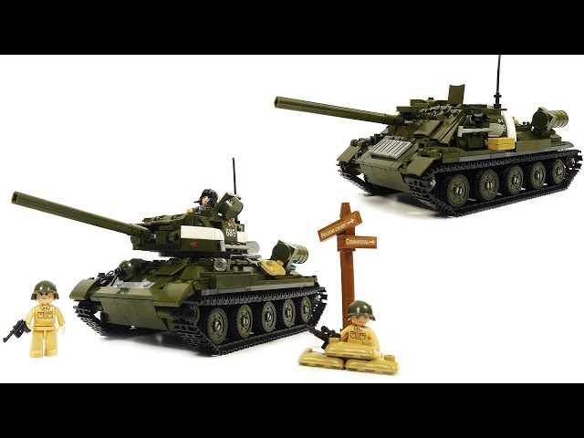Sluban Set Costruzioni M38-B0686 - Carro Armato BT-7 Con Soldati - 347 Pezzi