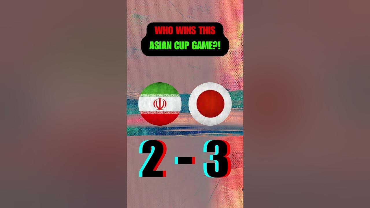 Iran vs. Japan (AFC Asian Cup) AI Prediction YouTube