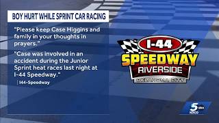 Family of boy injured in OKC racetrack wreck thankful for outpouring of support
