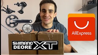 Kit Shimano Deore XT M8100 | AliExpress | Unboxing e Primeiras Impressões